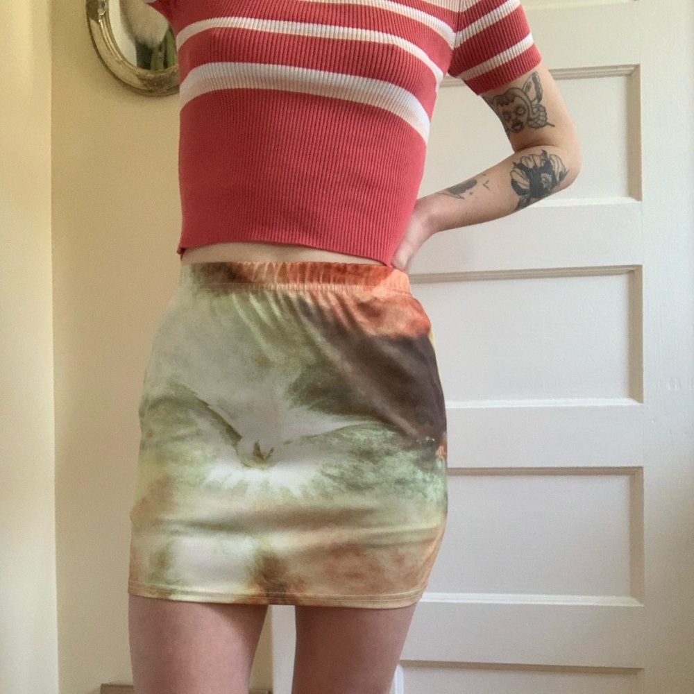 y2k graphic mini skirt - Picture 2 of 8